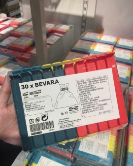 Kẹp miệng túi nylon Ikea Bevara Thái Lan