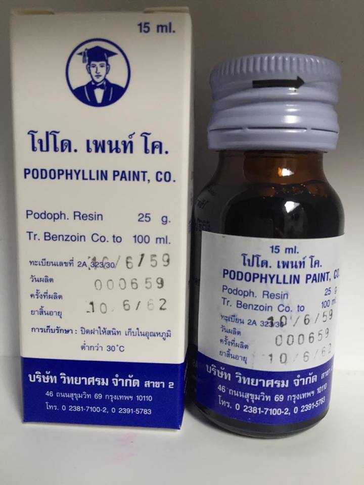 Mua thuốc podophyllin paint ở đâu chuẩn 100 hàng nhập khẩu Thái Lan?