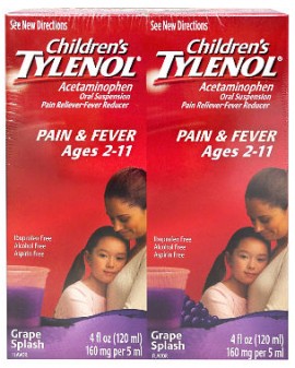 Thuốc hạ sốt giảm đau trẻ em Tylenol cherry flavor Thái Lan