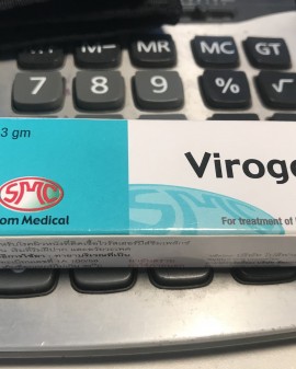 Thuốc trị bệnh ngoài da Zona(giời leo) VIROGON Cream 3g Thái Lan